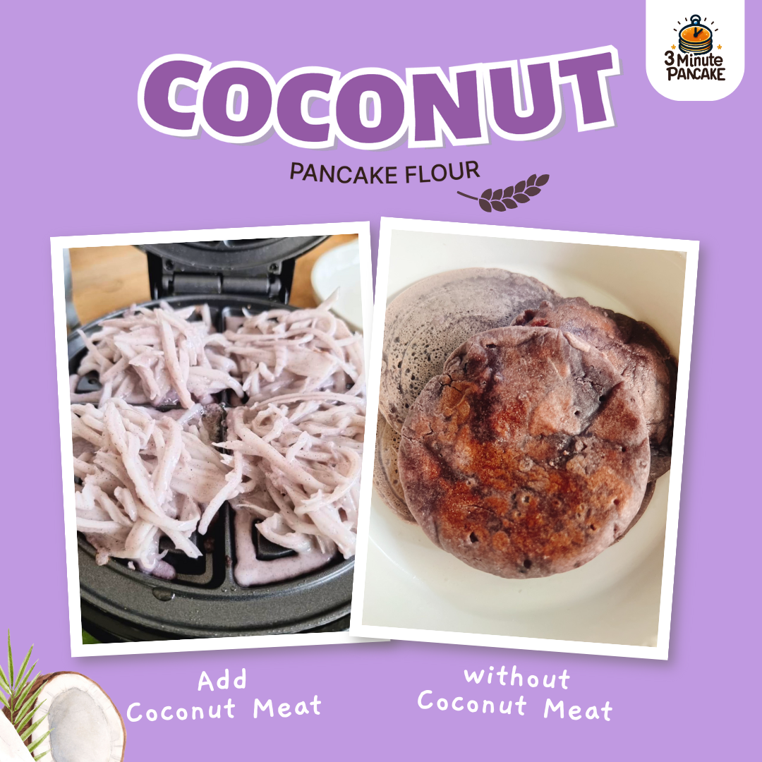 Kanom Babin Coconut Pancake, thai coconut pancake, Just Add Water, Pancake Mix