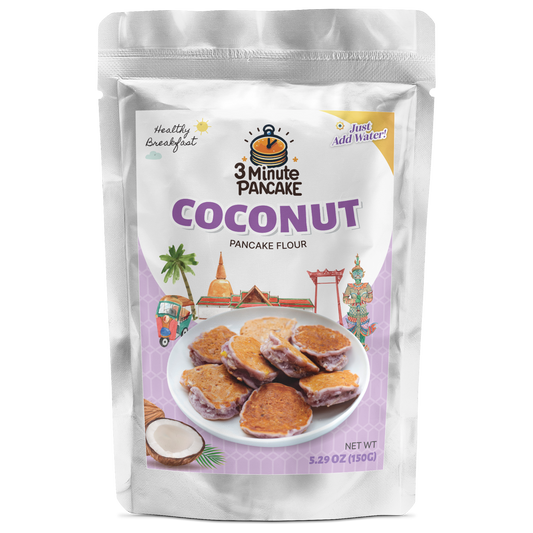 Kanom Babin Coconut Pancake, thai coconut pancake, Just Add Water, Pancake Mix